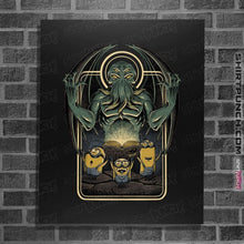 Load image into Gallery viewer, Daily_Deal_Shirts Posters / 4"x6" / Black Summoning Cthulhu!