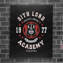 Load image into Gallery viewer, Shirts Posters / 4"x6" / Black Sith Lord Academy