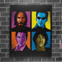 Load image into Gallery viewer, Shirts Posters / 4"x6" / Black Pop Keanu