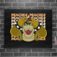 Load image into Gallery viewer, Daily_Deal_Shirts Posters / 4"x6" / Black Madness For Peach