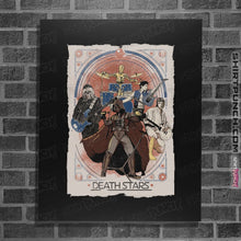 Load image into Gallery viewer, Shirts Posters / 4"x6" / Black Death Stars
