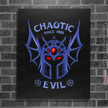 Load image into Gallery viewer, Daily_Deal_Shirts Posters / 4"x6" / Black Chaotic Evil 83