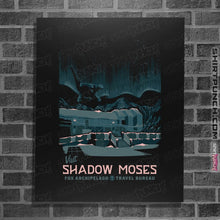 Load image into Gallery viewer, Shirts Posters / 4"x6" / Black Visit Shadow Moses