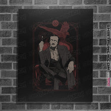 Load image into Gallery viewer, Shirts Posters / 4"x6" / Black Poe