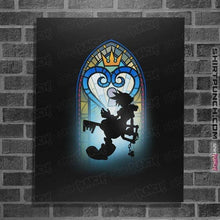 Load image into Gallery viewer, Shirts Posters / 4"x6" / Black Kingdom Hearts