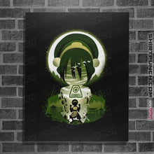 Load image into Gallery viewer, Daily_Deal_Shirts Posters / 4"x6" / Black Earthbender