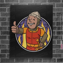 Load image into Gallery viewer, Secret_Shirts Posters / 4"x6" / Black Daring Boy