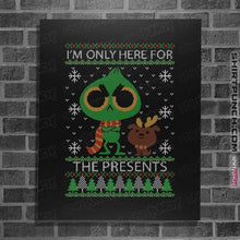 Load image into Gallery viewer, Daily_Deal_Shirts Posters / 4"x6" / Black For The Presents