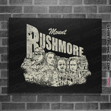 Load image into Gallery viewer, Shirts Posters / 4"x6" / Black Mount Rushmore