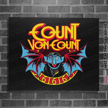 Load image into Gallery viewer, Daily_Deal_Shirts Posters / 4"x6" / Black The Count