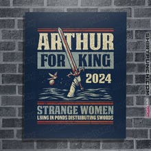 Load image into Gallery viewer, Daily_Deal_Shirts Posters / 4"x6" / Navy Strange Women 2024