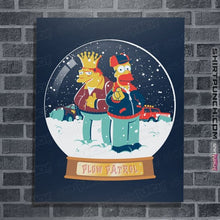 Load image into Gallery viewer, Daily_Deal_Shirts Posters / 4"x6" / Navy Plow Patrol