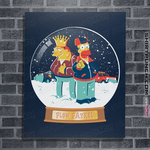 Daily_Deal_Shirts Posters / 4"x6" / Navy Plow Patrol