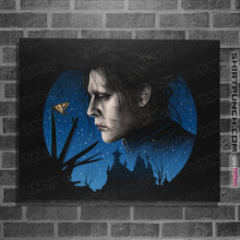 Load image into Gallery viewer, Shirts Posters / 4"x6" / Black Scissored Gentleman