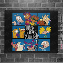 Load image into Gallery viewer, Shirts Posters / 4"x6" / Black Classic Nick Bunch