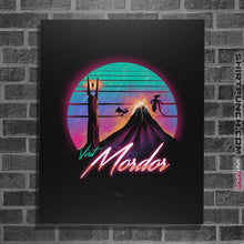 Load image into Gallery viewer, Shirts Posters / 4"x6" / Black Mordor Wave