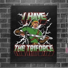 Load image into Gallery viewer, Shirts Posters / 4"x6" / Black I Have The Triforce