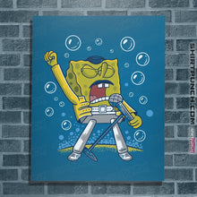 Load image into Gallery viewer, Shirts Posters / 4"x6" / Sapphire Sponge Freddy