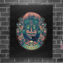 Load image into Gallery viewer, Shirts Posters / 4"x6" / Black Glowing Werewolf