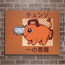 Load image into Gallery viewer, Shirts Posters / 4"x6" / Orange Cute Devil Dog Big Size