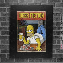 Load image into Gallery viewer, Daily_Deal_Shirts Posters / 4"x6" / Black Beer Fiction