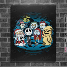 Load image into Gallery viewer, Daily_Deal_Shirts Posters / 4&quot;x6&quot; / Black Halloween Friends
