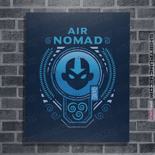 Load image into Gallery viewer, Secret_Shirts Posters / 4"x6" / Navy Mighty Airbender