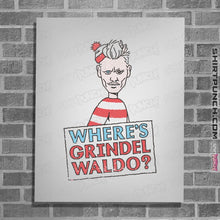 Load image into Gallery viewer, Shirts Posters / 4"x6" / White Where's Grindelwaldo