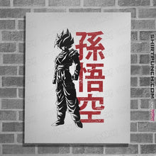 Load image into Gallery viewer, Shirts Posters / 4"x6" / White The Super Saiyan