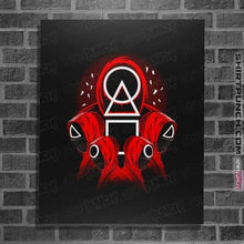 Load image into Gallery viewer, Secret_Shirts Posters / 4"x6" / Black Squid Game Banzai