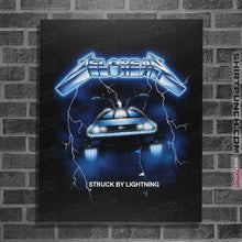 Load image into Gallery viewer, Daily_Deal_Shirts Posters / 4"x6" / Black Struck By Lightning