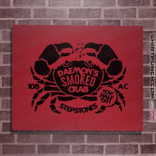Load image into Gallery viewer, Daily_Deal_Shirts Posters / 4"x6" / Red Daemon's Smoked Crab