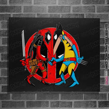 Load image into Gallery viewer, Daily_Deal_Shirts Posters / 4"x6" / Black Deadverine