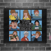 Load image into Gallery viewer, Shirts Posters / 4"x6" / Black The Goonie Bunch