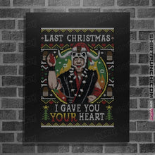 Load image into Gallery viewer, Daily_Deal_Shirts Posters / 4"x6" / Black Ugly Sweater Of Doom