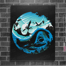 Load image into Gallery viewer, Daily_Deal_Shirts Posters / 4"x6" / Black Yin Yang Of Water
