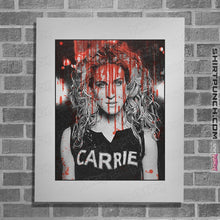 Load image into Gallery viewer, Shirts Posters / 4"x6" / White Carrie