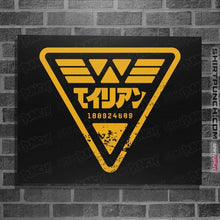 Load image into Gallery viewer, Secret_Shirts Posters / 4"x6" / Black Alien I