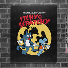 Load image into Gallery viewer, Shirts Posters / 4"x6" / Black The Misadventures