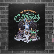 Load image into Gallery viewer, Shirts Posters / 4"x6" / Black Multiverse Of Cuteness