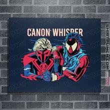 Load image into Gallery viewer, Daily_Deal_Shirts Posters / 4"x6" / Navy Canon Whisper
