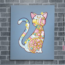 Load image into Gallery viewer, Shirts Posters / 4"x6" / Powder Blue Magical Silhouettes - Artemis