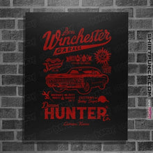 Load image into Gallery viewer, Daily_Deal_Shirts Posters / 4&quot;x6&quot; / Black Winchester Garage
