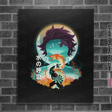 Load image into Gallery viewer, Daily_Deal_Shirts Posters / 4"x6" / Black Demon Tanjiro