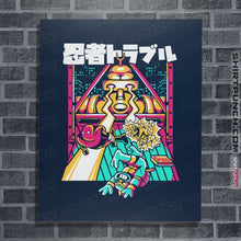 Load image into Gallery viewer, Daily_Deal_Shirts Posters / 4"x6" / Navy Ninja Trouble