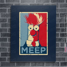 Load image into Gallery viewer, Daily_Deal_Shirts Posters / 4"x6" / Navy MEEP