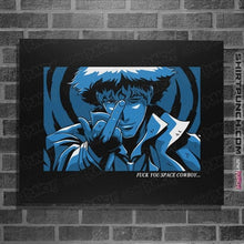 Load image into Gallery viewer, Daily_Deal_Shirts Posters / 4"x6" / Black Real Folk Cowboy