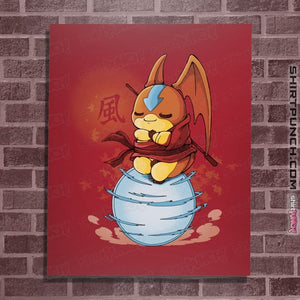 Daily_Deal_Shirts Posters / 4"x6" / Red Digi Air Bending