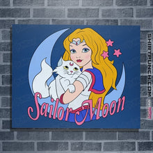 Load image into Gallery viewer, Secret_Shirts Posters / 4"x6" / Royal Blue USA Sailor Moon