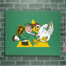 Load image into Gallery viewer, Shirts Posters / 4"x6" / Irish Green Hylian Guy